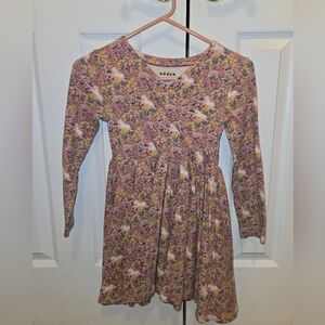 Boden Multicolor Floral Kids Dress